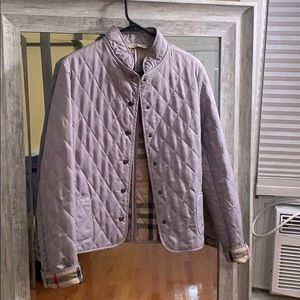 Quilted Burberry Jacket, very lightly used